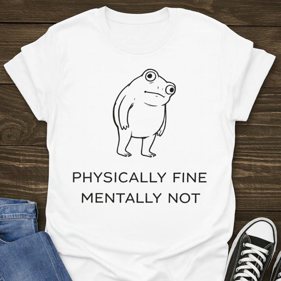 Physically Fine Mentally Not T-shirt