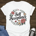 Self Acceptance Flower Tee