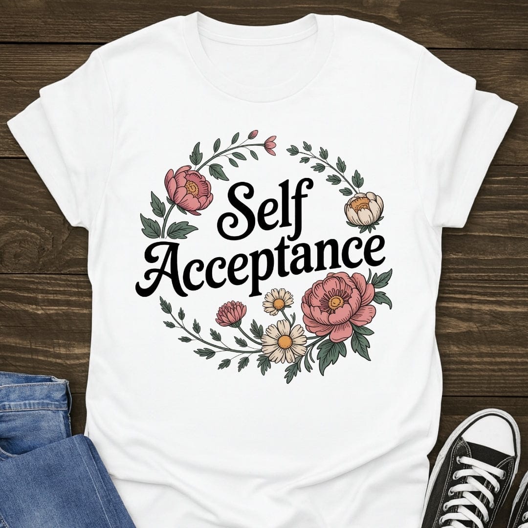 Self Acceptance Flower Tee