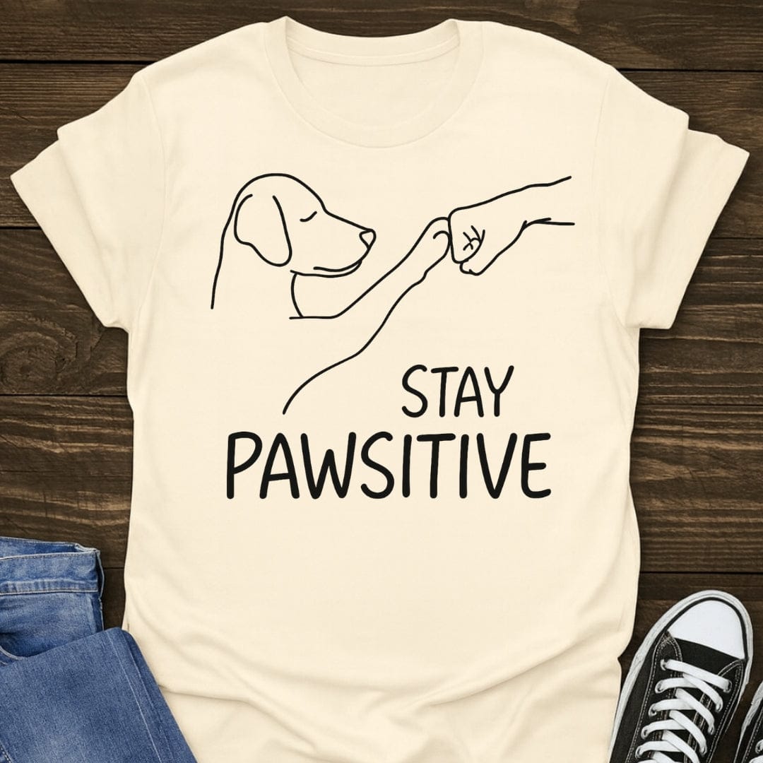 Stay Pawsitive Dog Tee