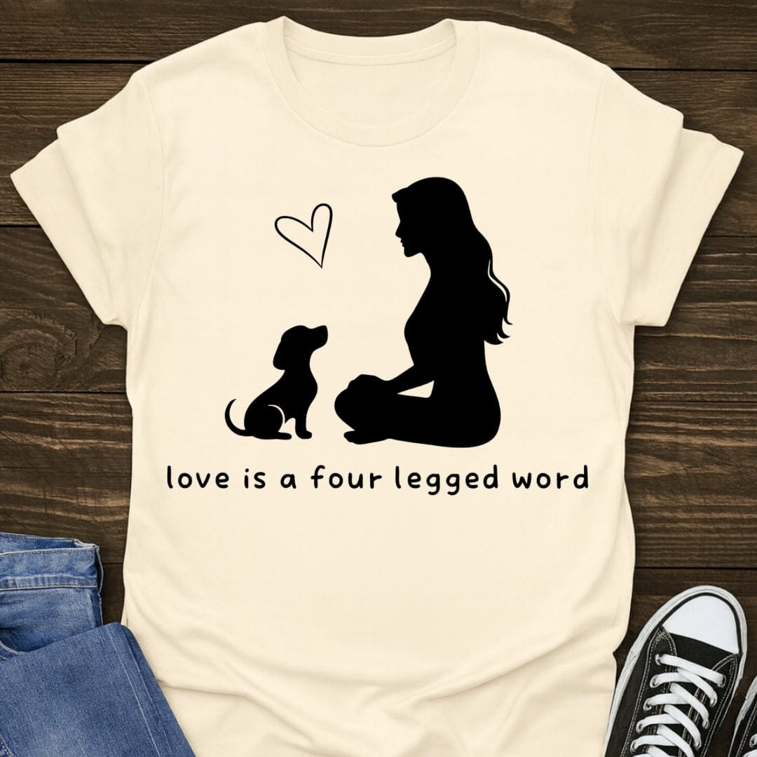 Love Is A Four Legged Word Tee